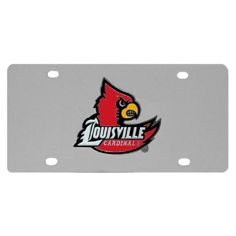 Louisville Cardinals Steel License Plate
