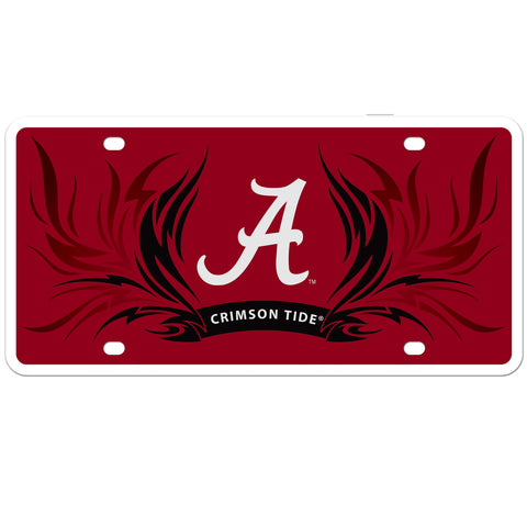 Alabama Crimson Tide Styrene License Plate