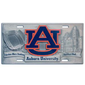 Auburn Tigers Collector's License Plate