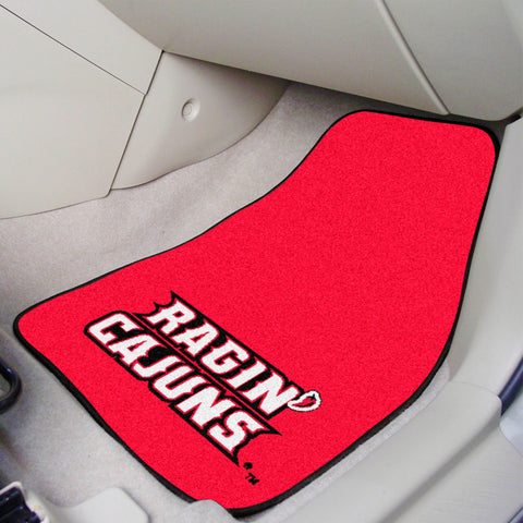 Louisiana Ragin' Cajuns 2-pc Carpet Car Mats