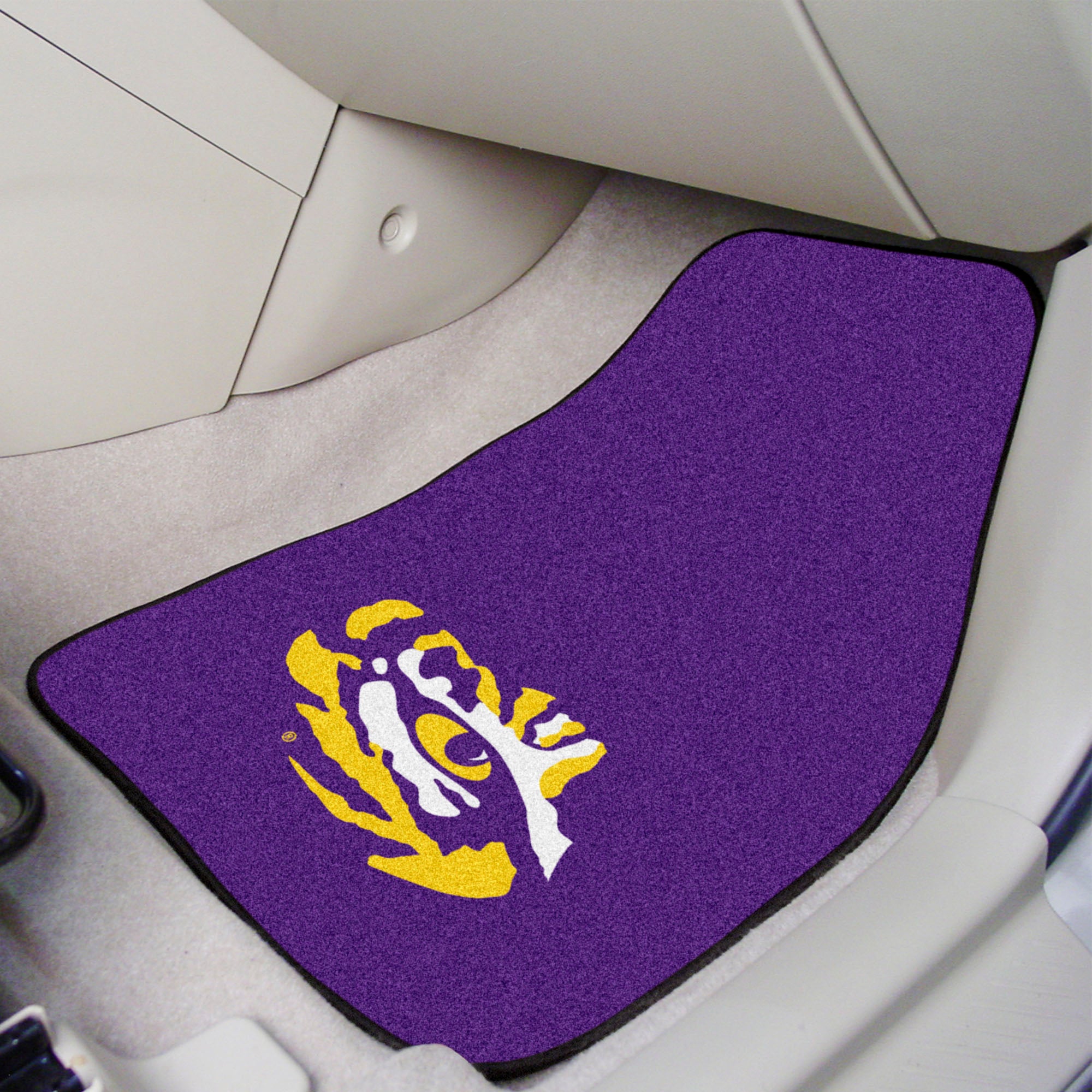 Louisiana State University Tigers 2-pc Carpet Car Mats