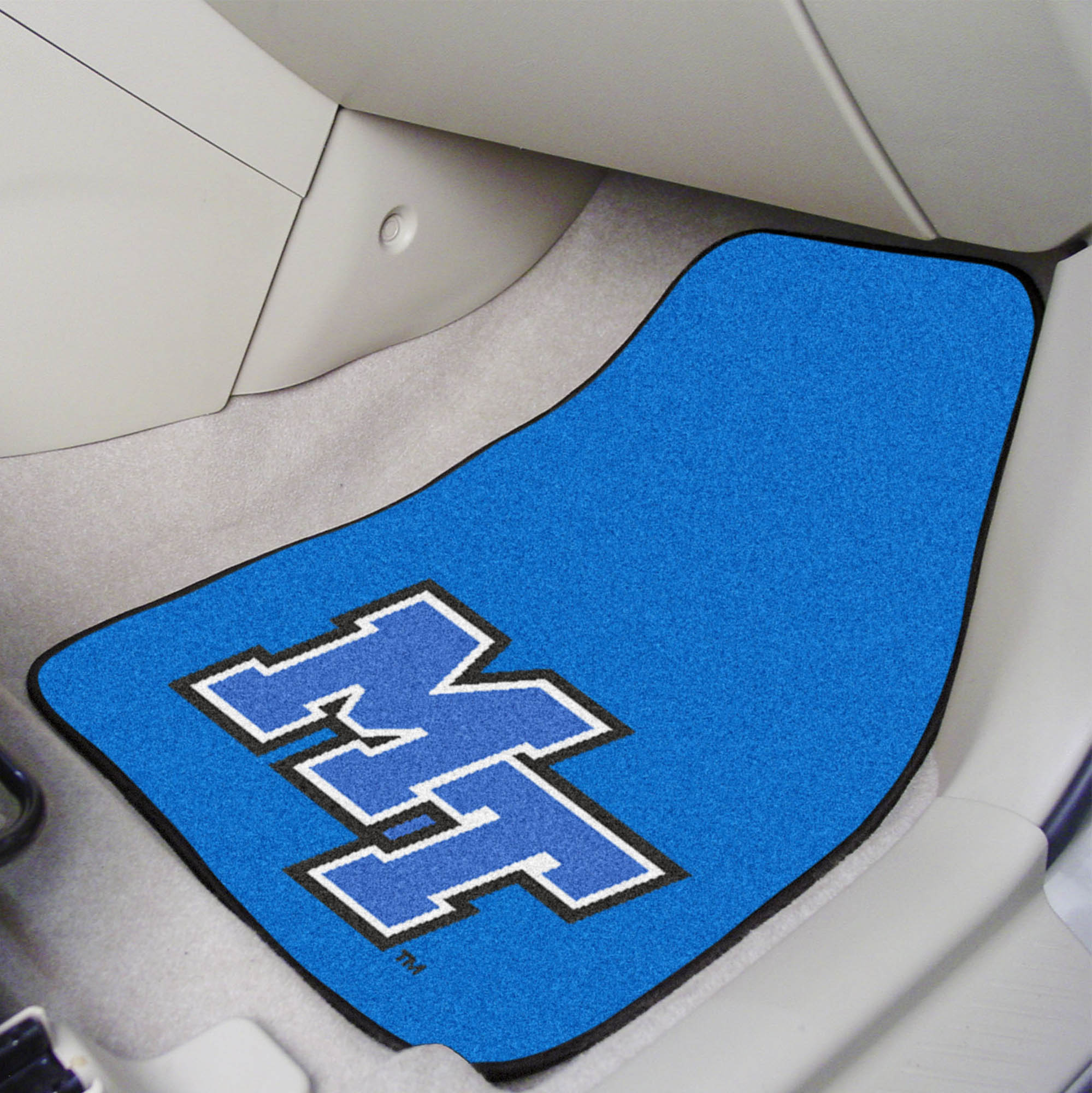 Middle Tennessee State Blue Raiders 2-pc Carpet Car Mats