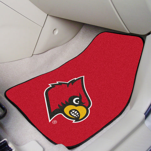 Louisville Cardinals 2-pc Carpet Car Mats