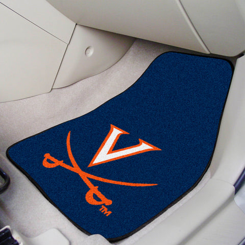 Virginia Cavaliers 2-pc Carpet Car Mats