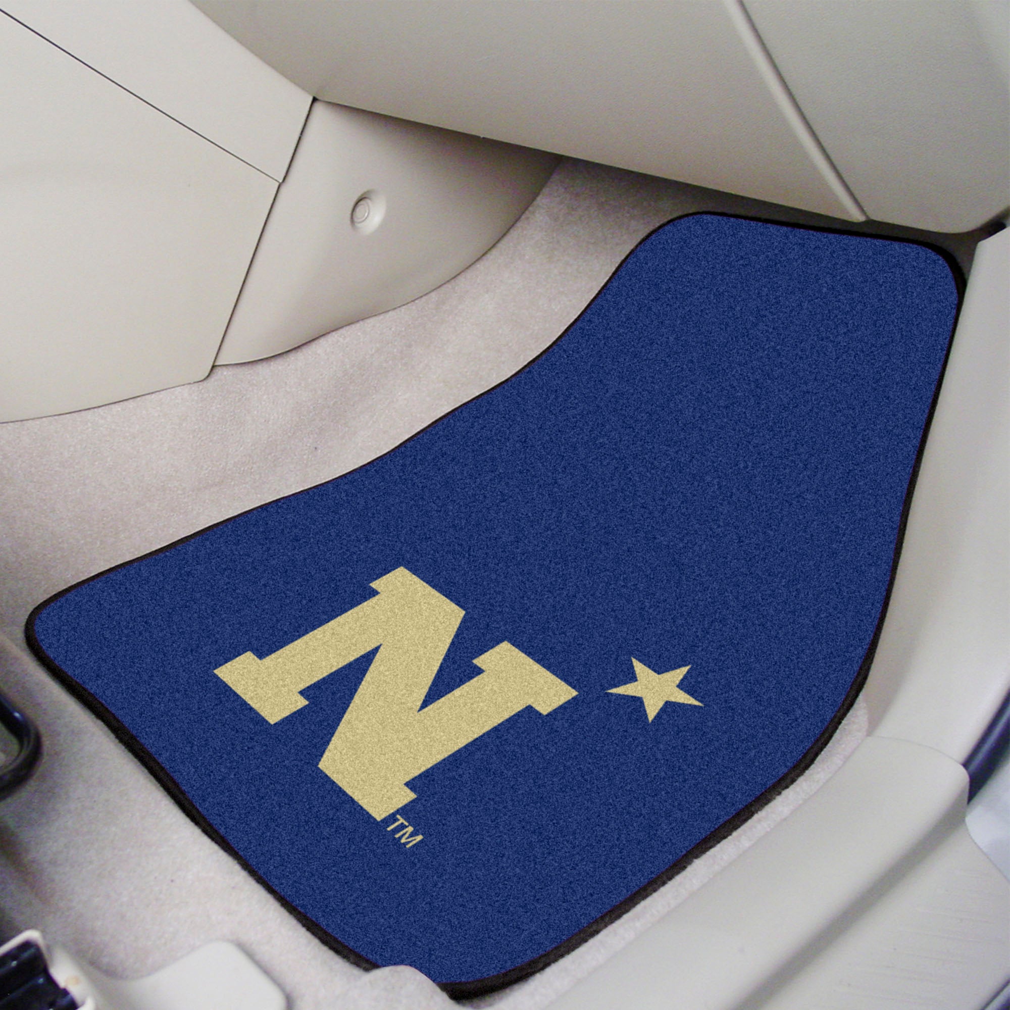 U.S. Naval Academy 2-pc Carpet Car Mats