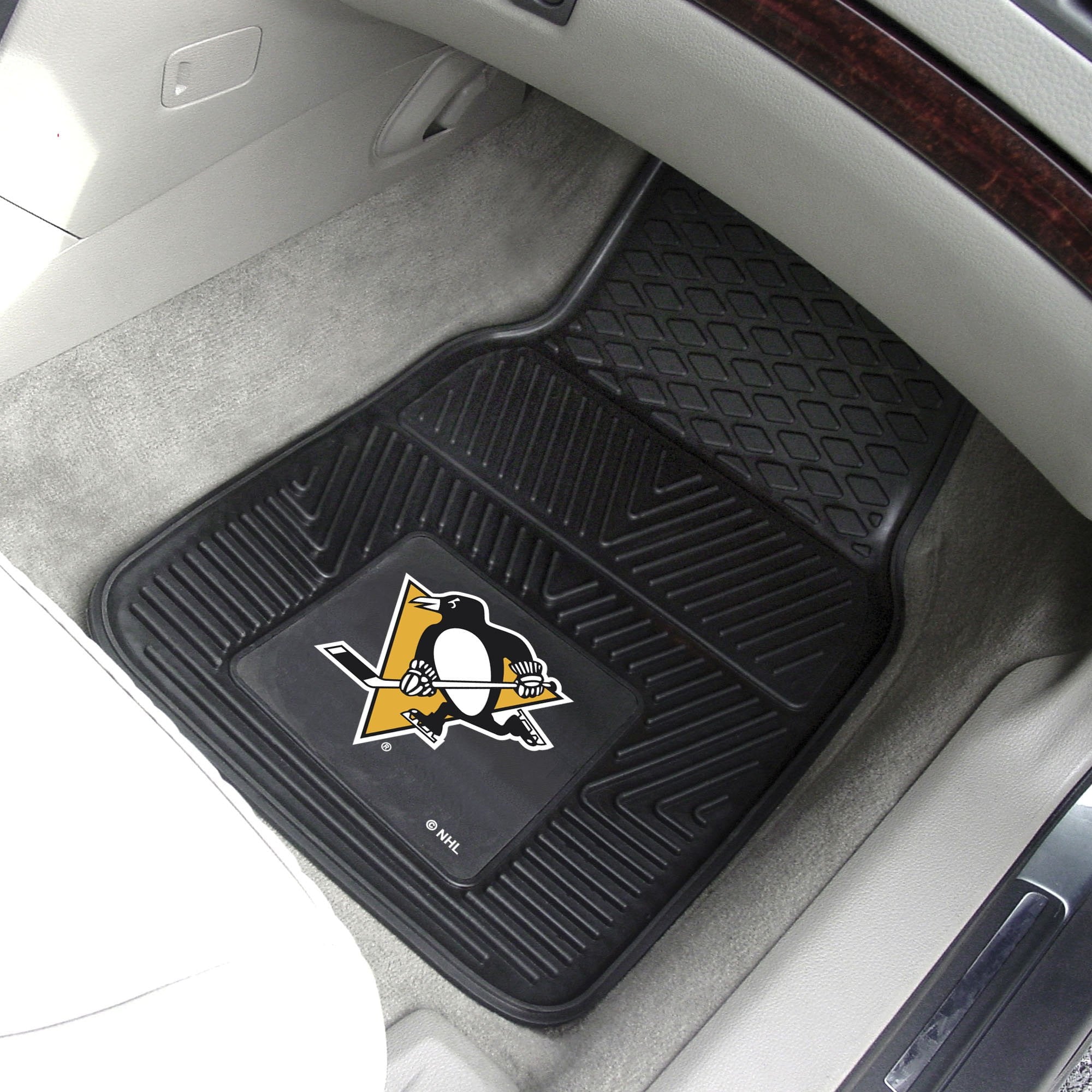NHL - Pittsburgh Penguins 2-pc Front Front Vinyl Car Mats