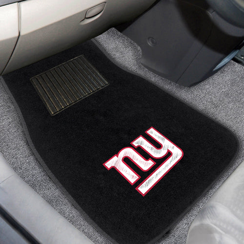 New York Giants 2-pc Embroidered Car Mat Set 17