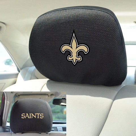 NFL - New Orleans Saints  Set of 2 Head Rest Covers 10