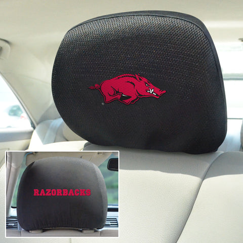 University of Arkansas Set of 2 Headrest Covers