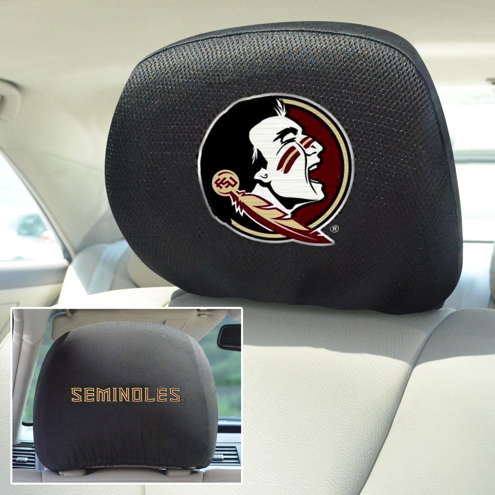 Florida State Seminoles Set of 2 Headrest Covers