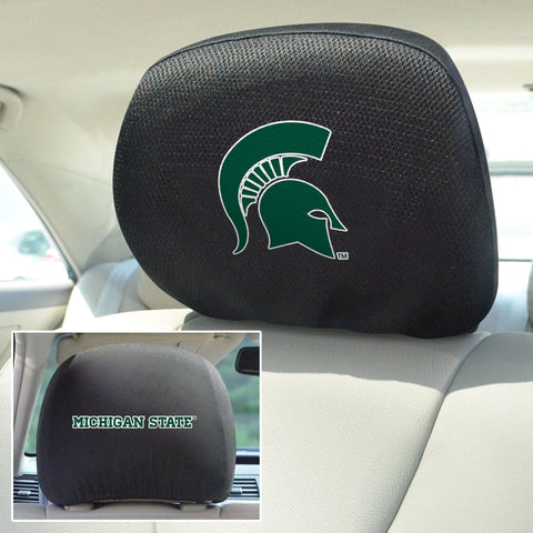Michigan State Spartans Set of 2 Headrest Covers