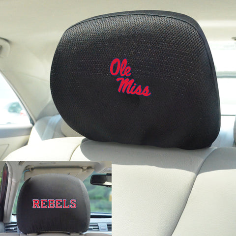 University of Mississippi (Ole Miss) Set of 2 Headrest Covers