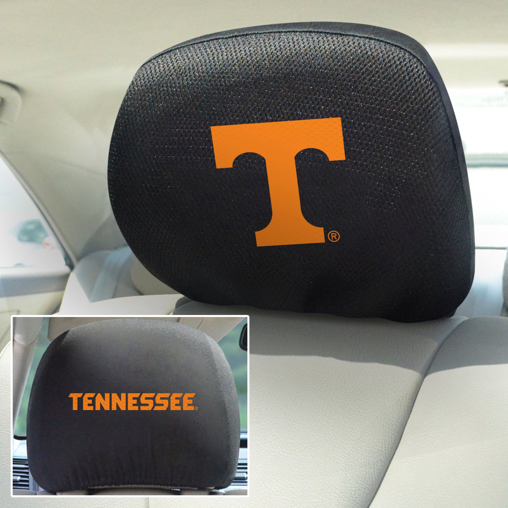 University of Tennessee Set of 2 Headrest Covers