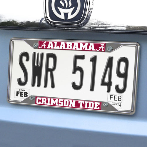 Alabama Crimson Tide License Plate Frame - Team Auto Mats