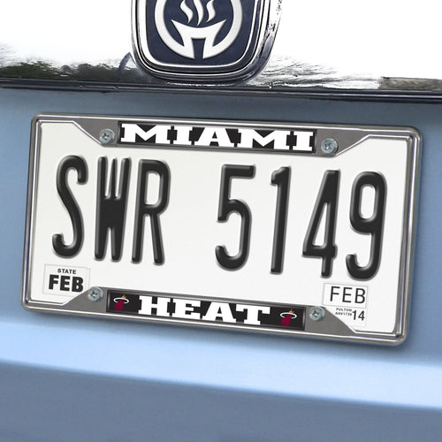 NBA - Miami Heat License Plate Frame - Team Auto Mats