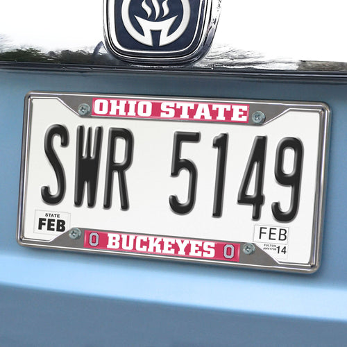 Ohio State Buckeyes License Plate Frame - Team Auto Mats
