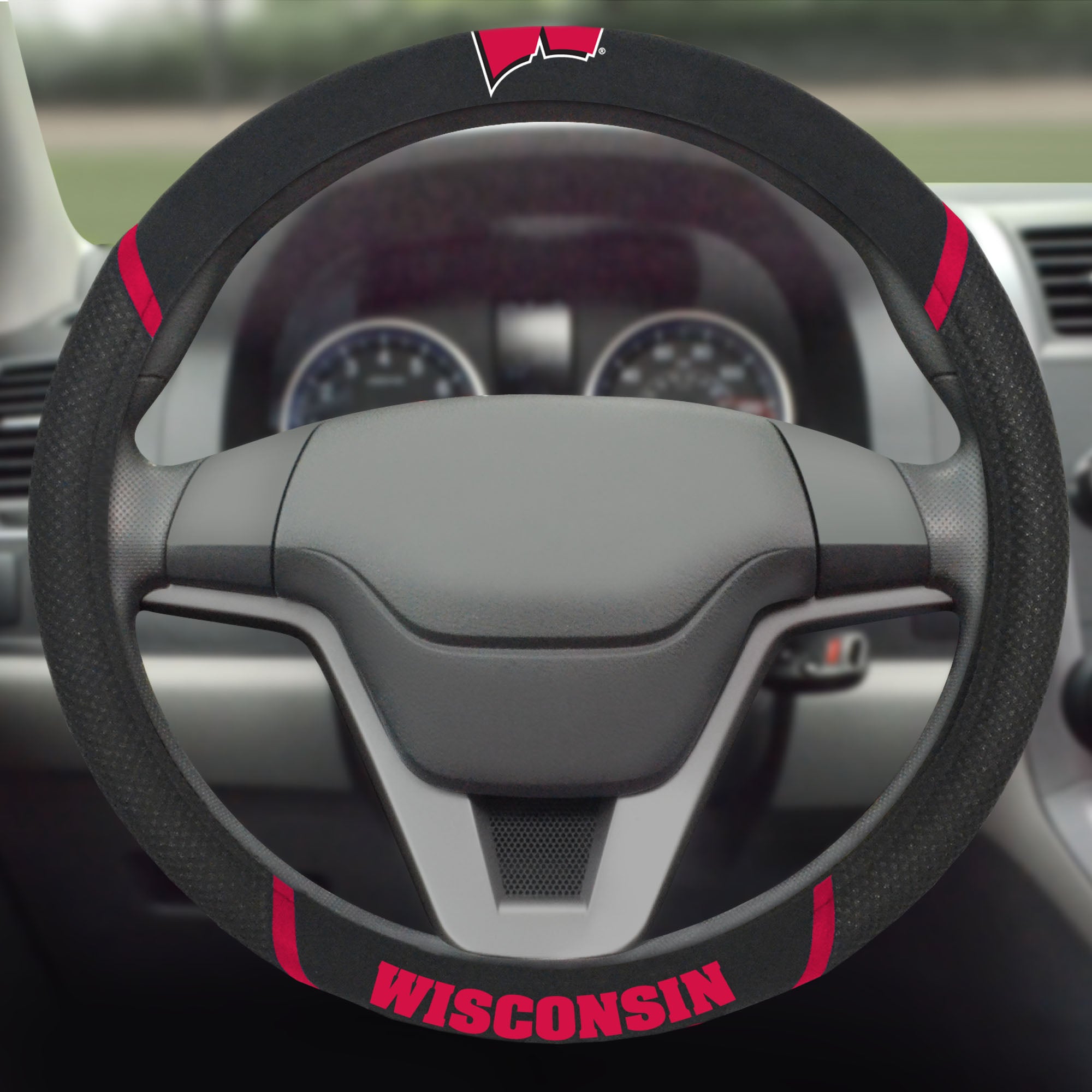 University of Wisconsin Steering Wheel Cover 15