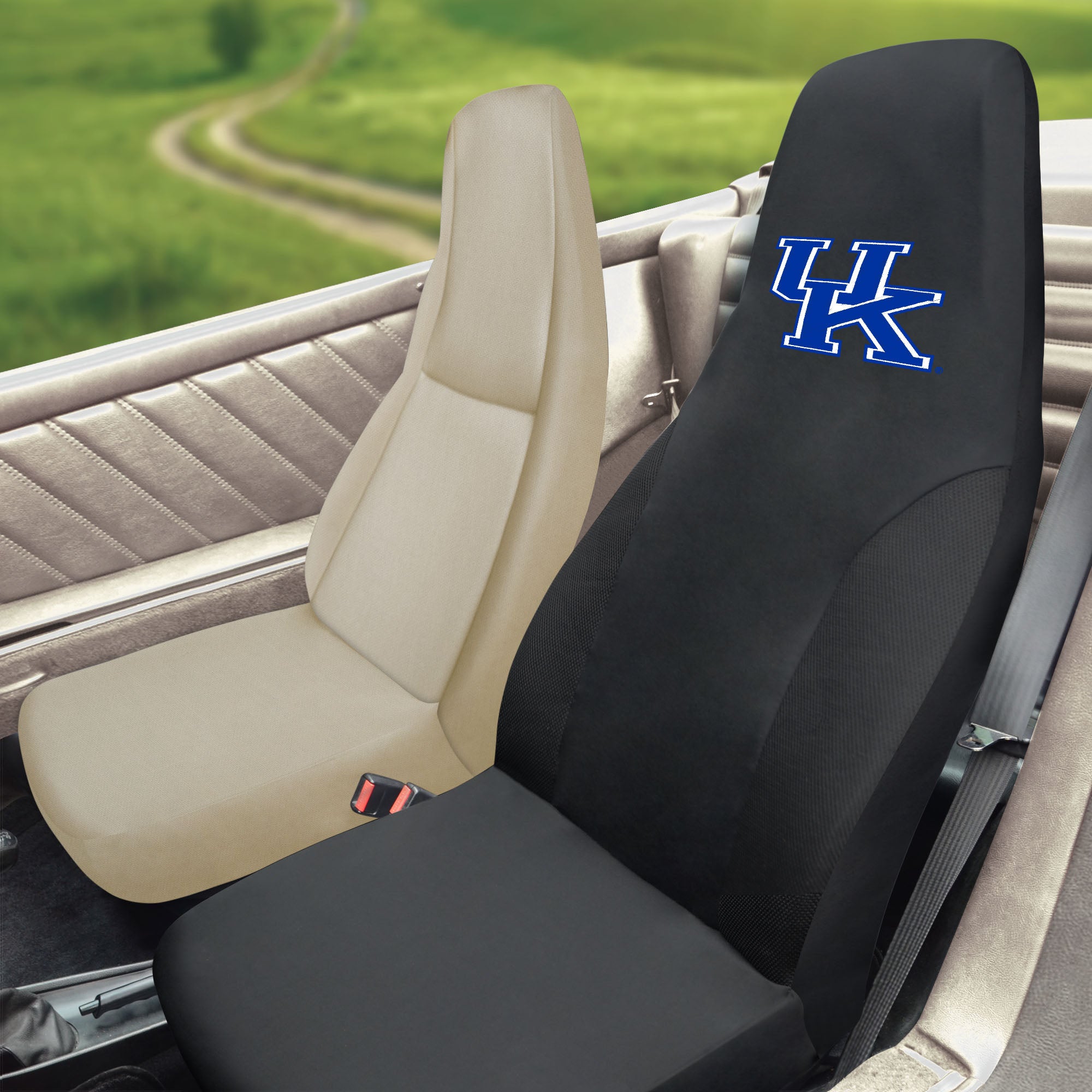 University of Kentucky Set of 2 Car Seat Covers