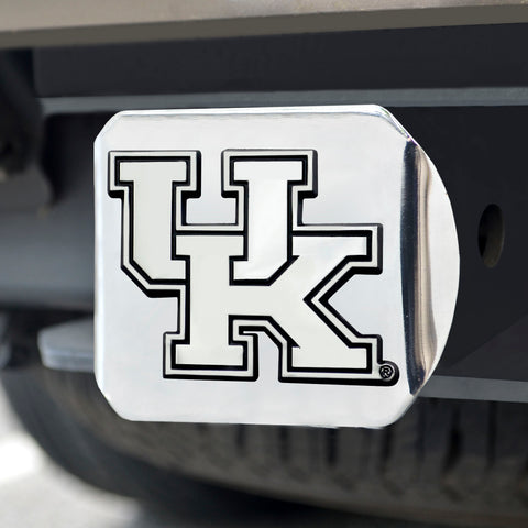 University of Kentucky Chrome Hitch Cover- Chrome 3.4