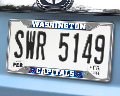 NHL - Washington Capitals  License Plate Frame & Accessories - Team Auto Mats