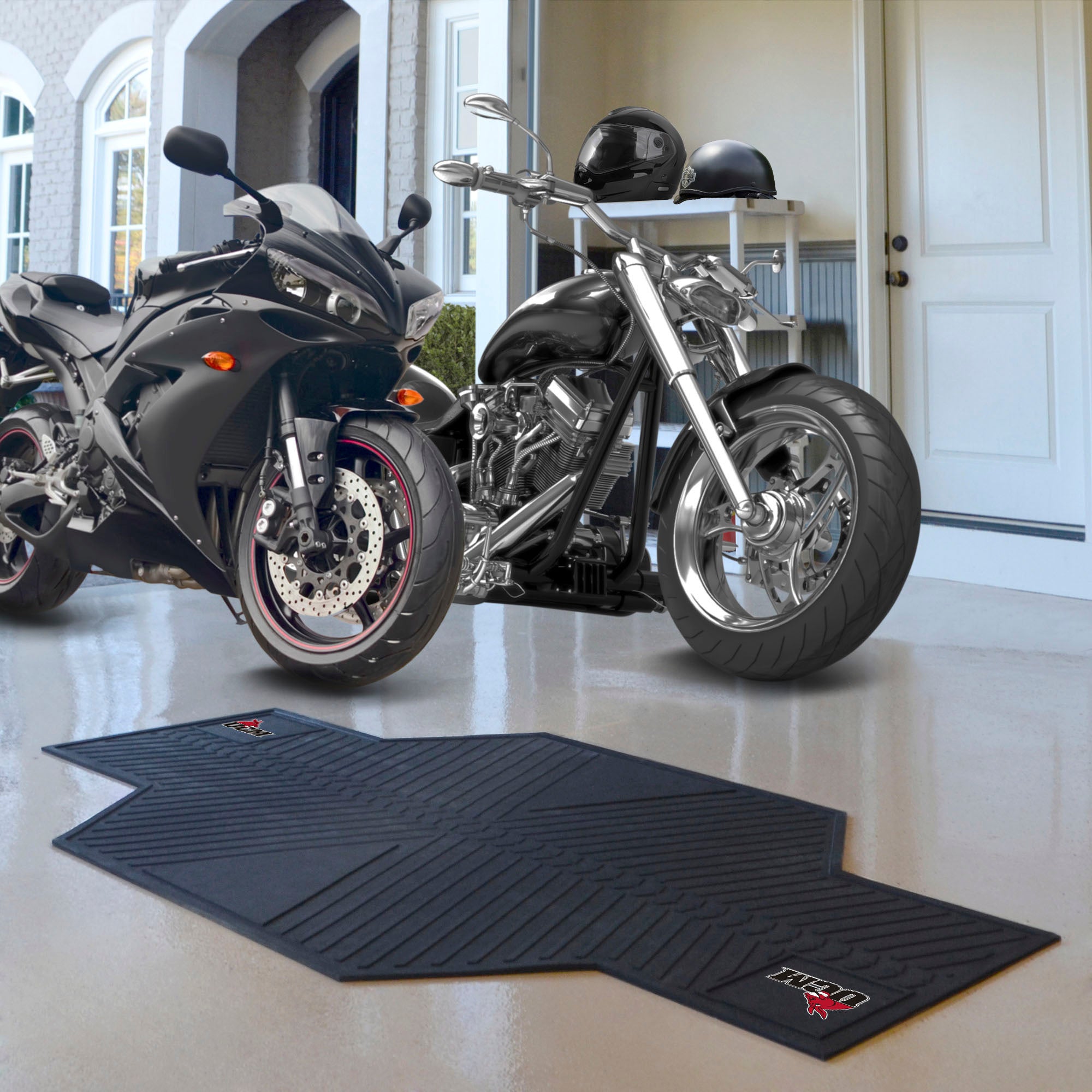 Central Missouri Mules Motorcycle Mat