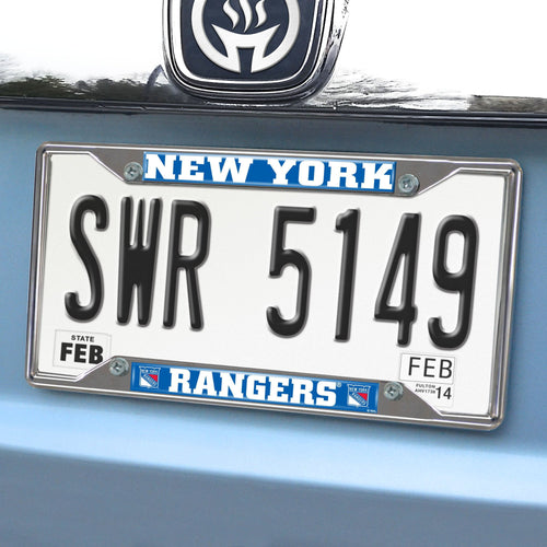 NHL - New York Rangers License Plate Frame & Accessories - Team Auto Mats