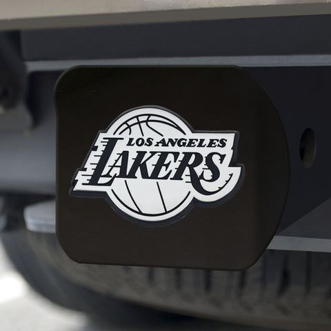 Los Angeles Lakers Chrome Hitch Cover - Black 3.4