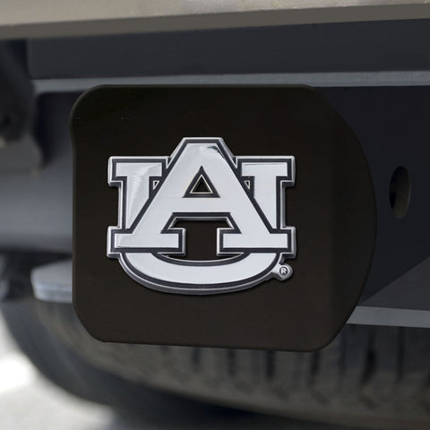 Auburn Tigers Chrome Hitch Cover - Black 3.4