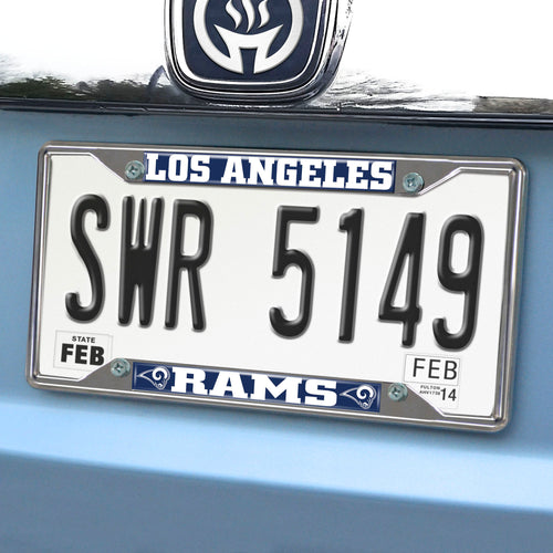NFL - Los Angeles Rams License Plate  Frame - Team Auto Mats