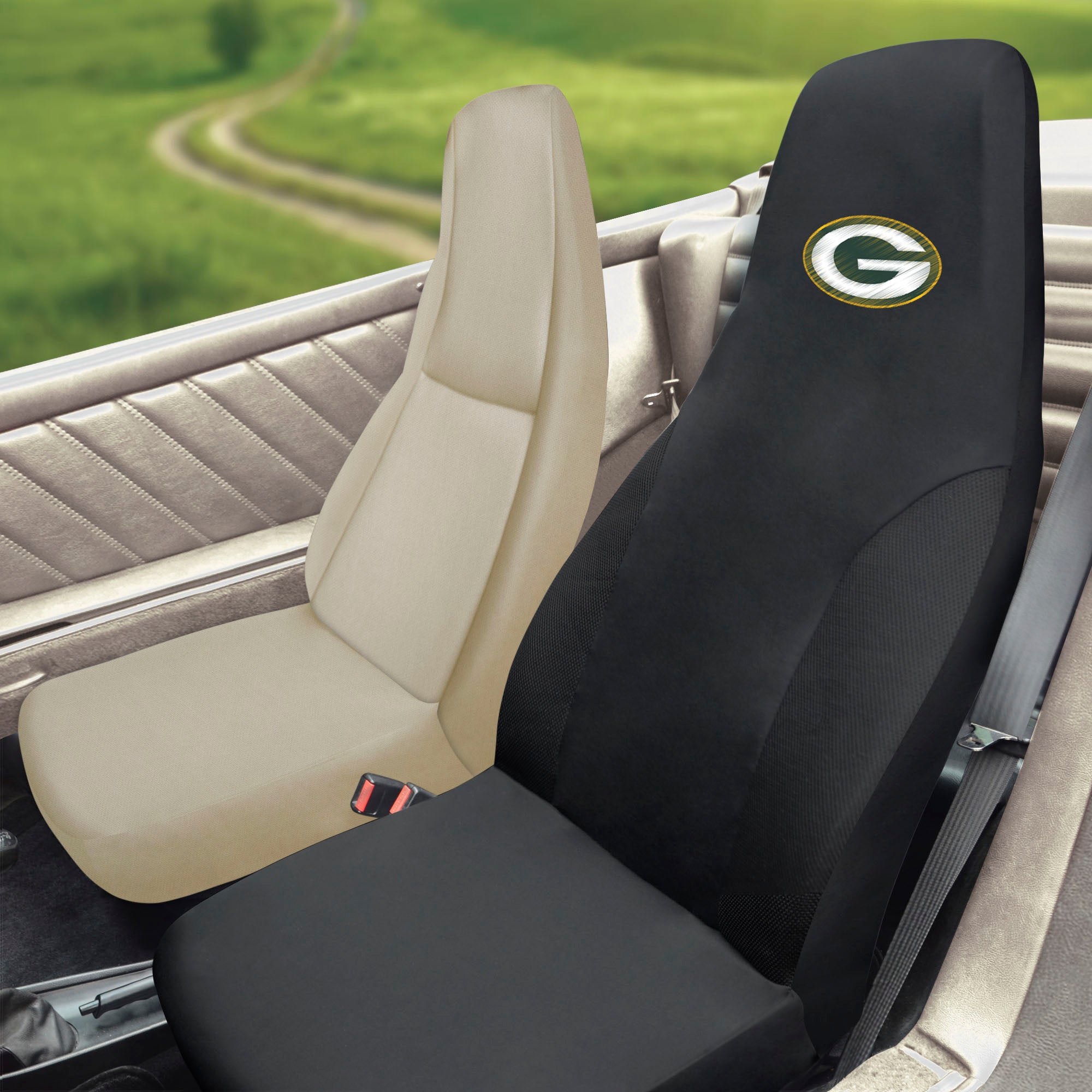 NFL - Green Bay Packers Set of 2 Car Seat Covers