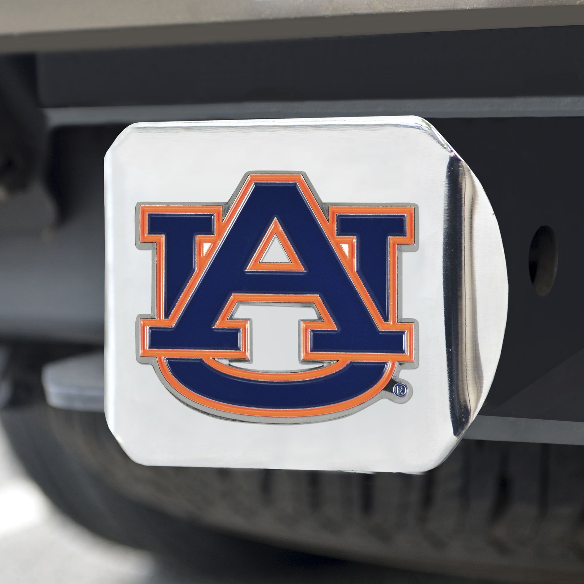 Auburn Tigers Color Hitch Cover 3.4