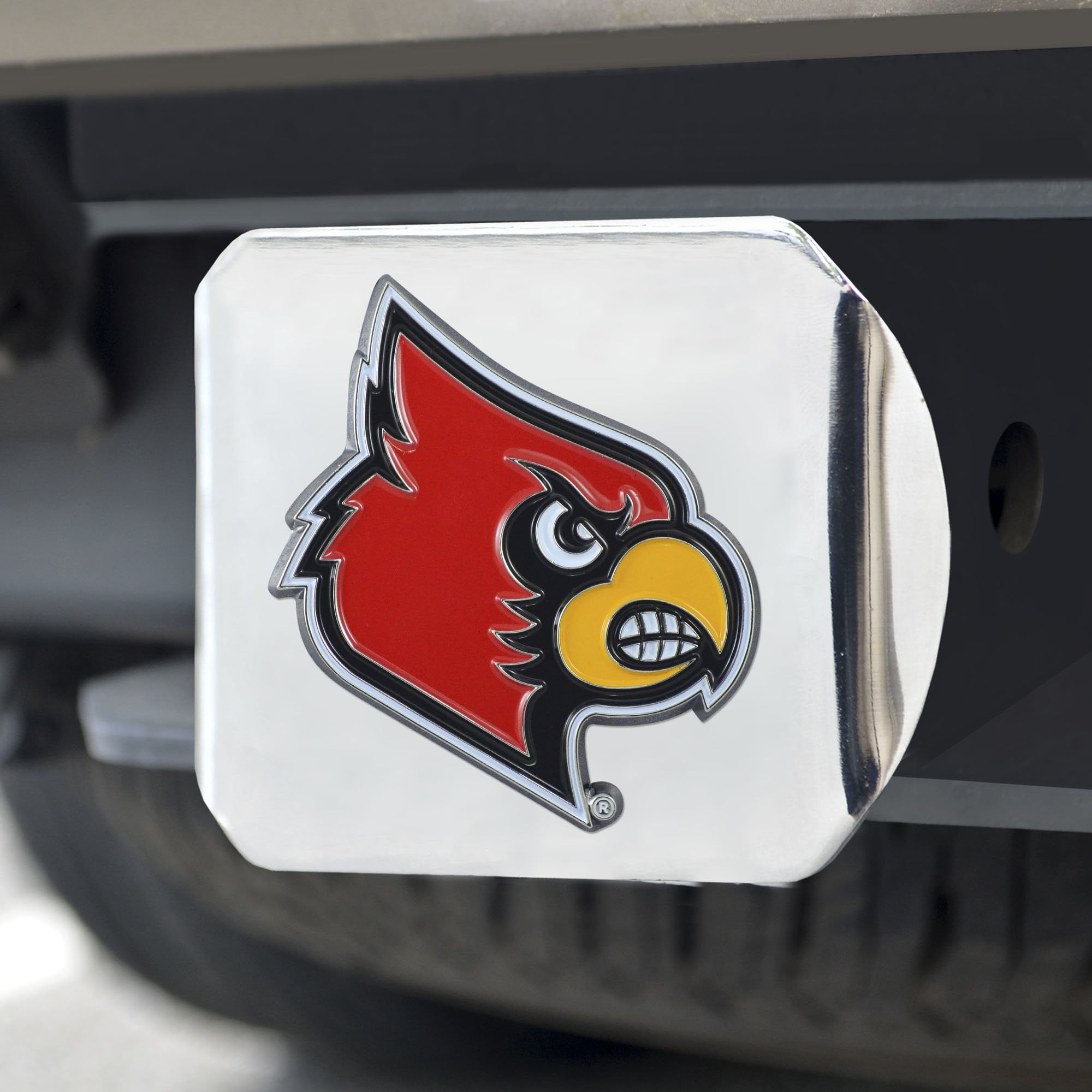 Louisville Cardinals Color Hitch Cover 3.4