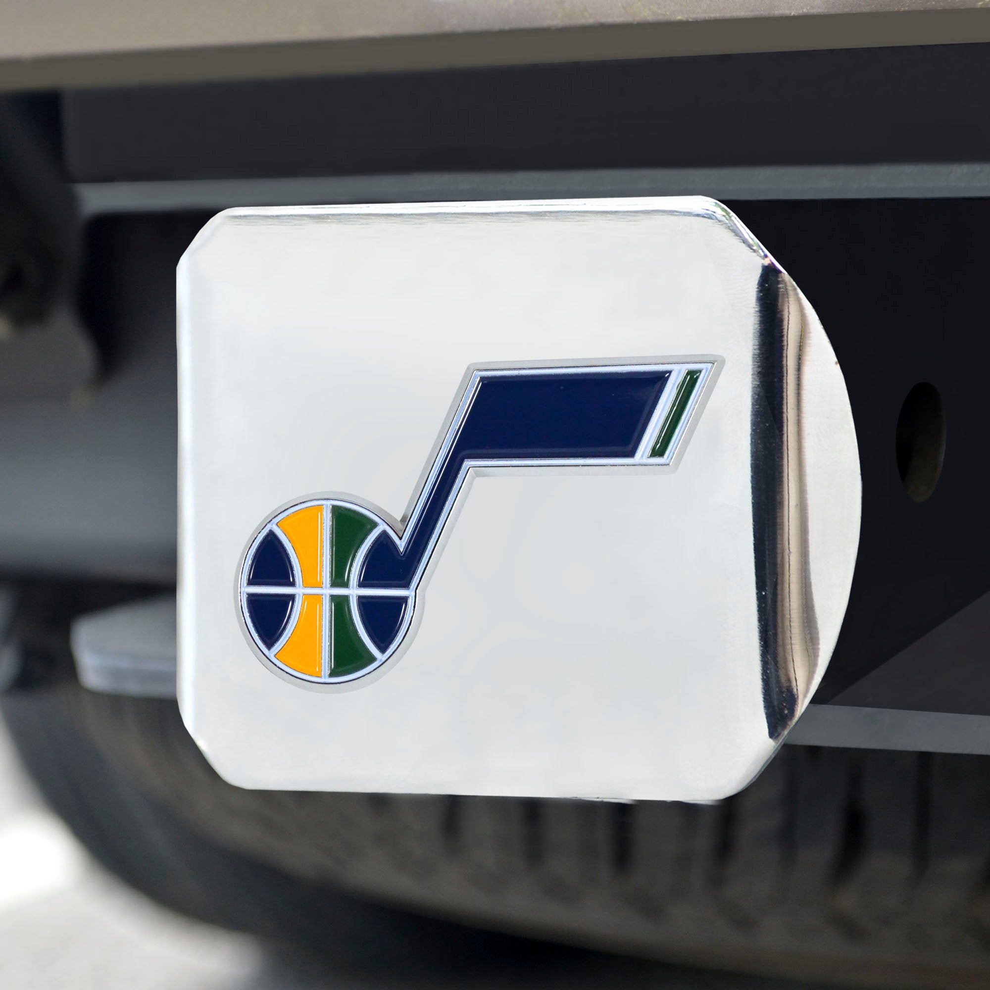 Utah Jazz Color Hitch Cover 3.4