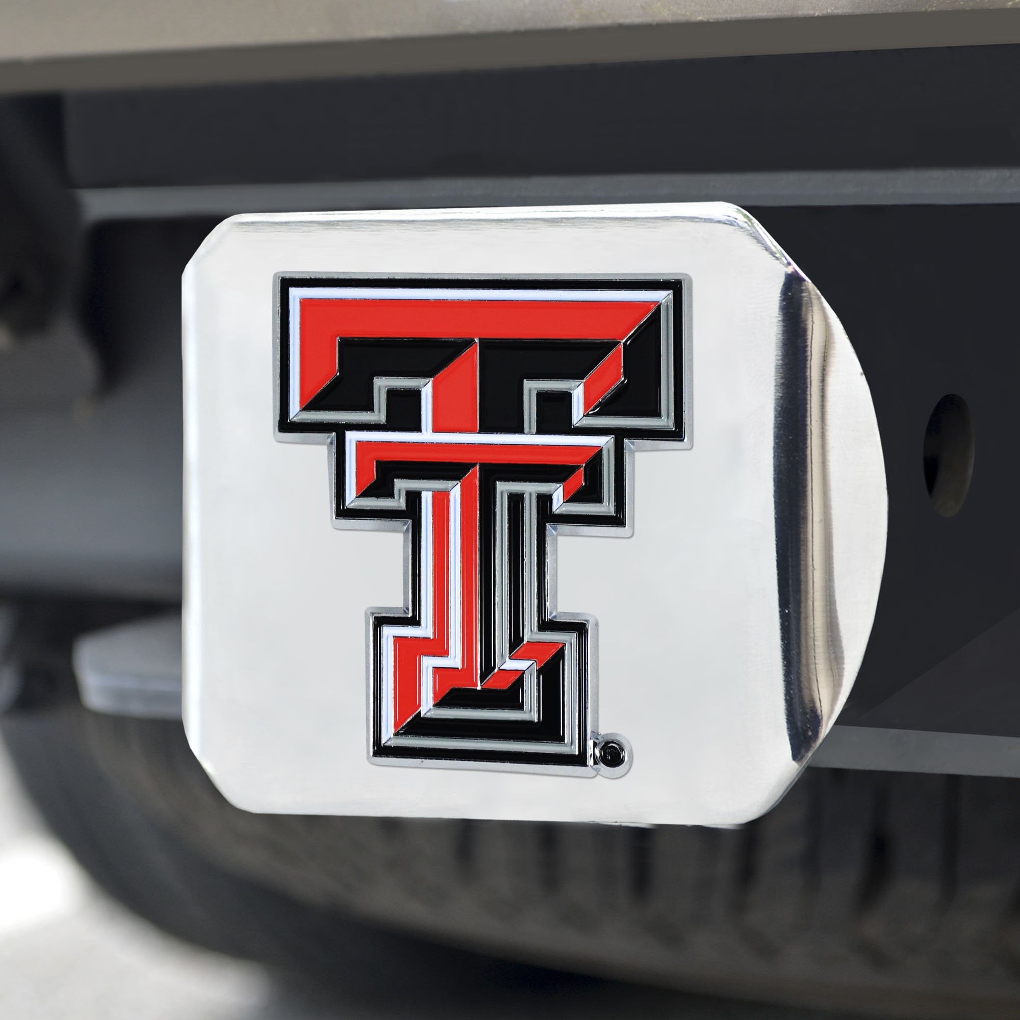 Texas Tech Red Raiders Color Hitch Cover 3.4