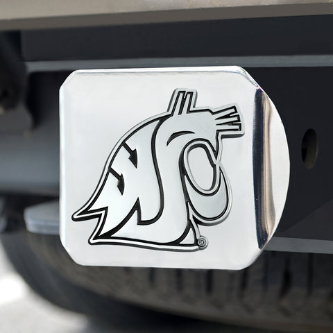Washington State Cougars Chrome Hitch Cover 3.4