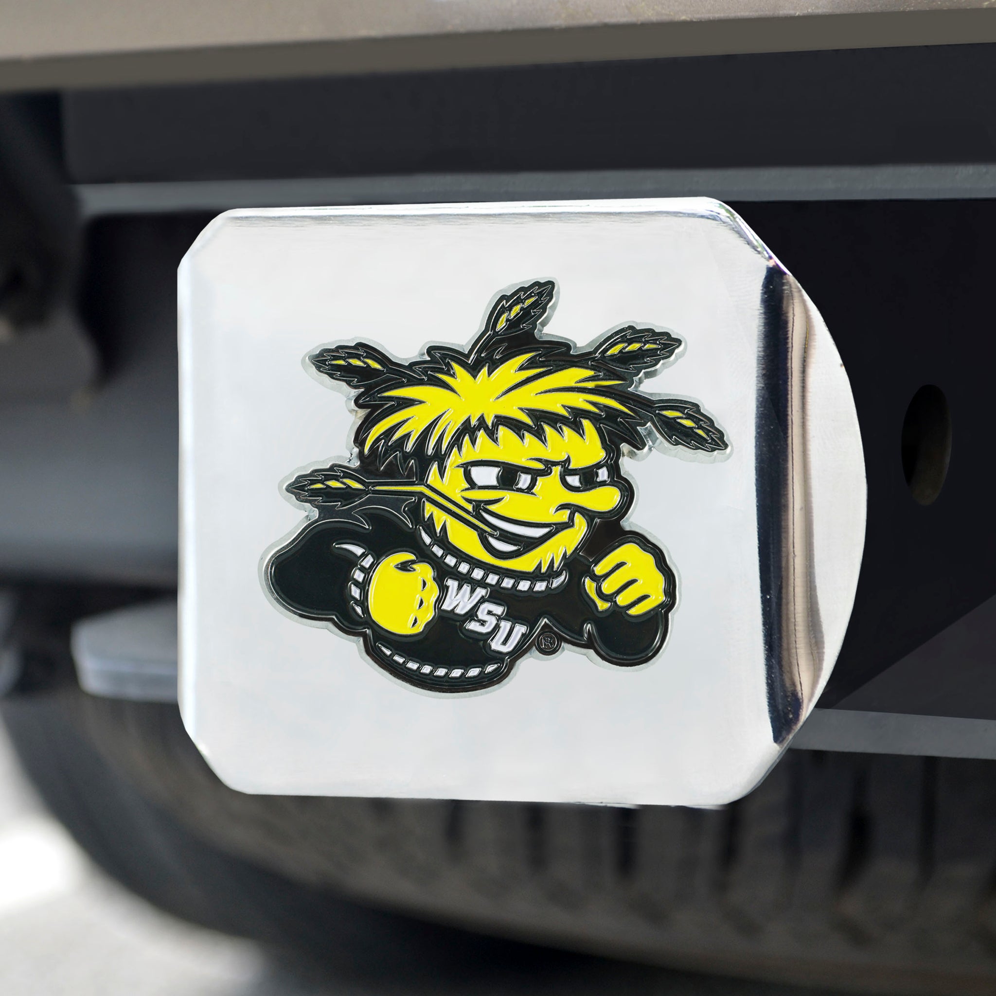 Wichita State Shockers Color Hitch Cover 3.4