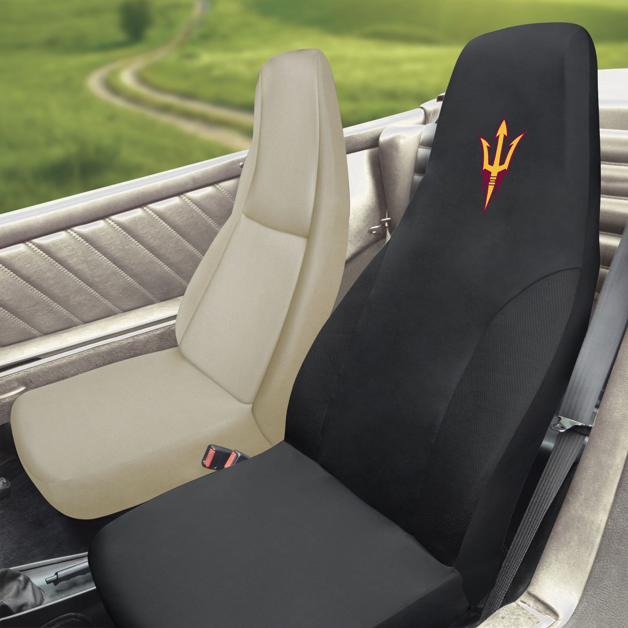 Arizona State Sun Devils  Set of 2 Car Seat Covers