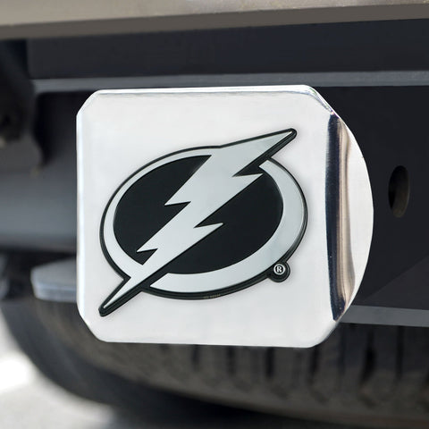 Tampa Bay Lightning Chrome Hitch Cover 3.4