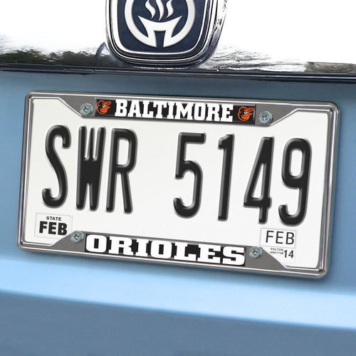 MLB - Baltimore Orioles License Plate Frame - Team Auto Mats