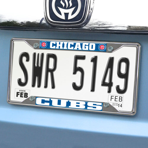 MLB - Chicago Cubs License Plate Frame - Team Auto Mats