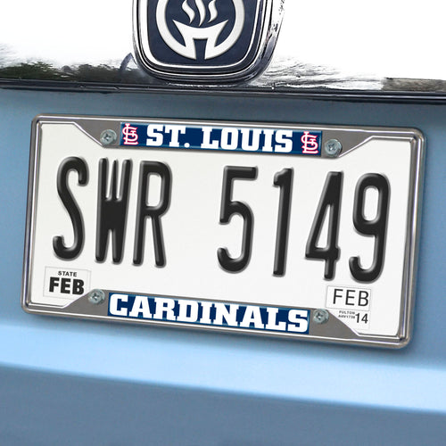 MLB - St. Louis Cardinals License Plate Frame - Team Auto Mats