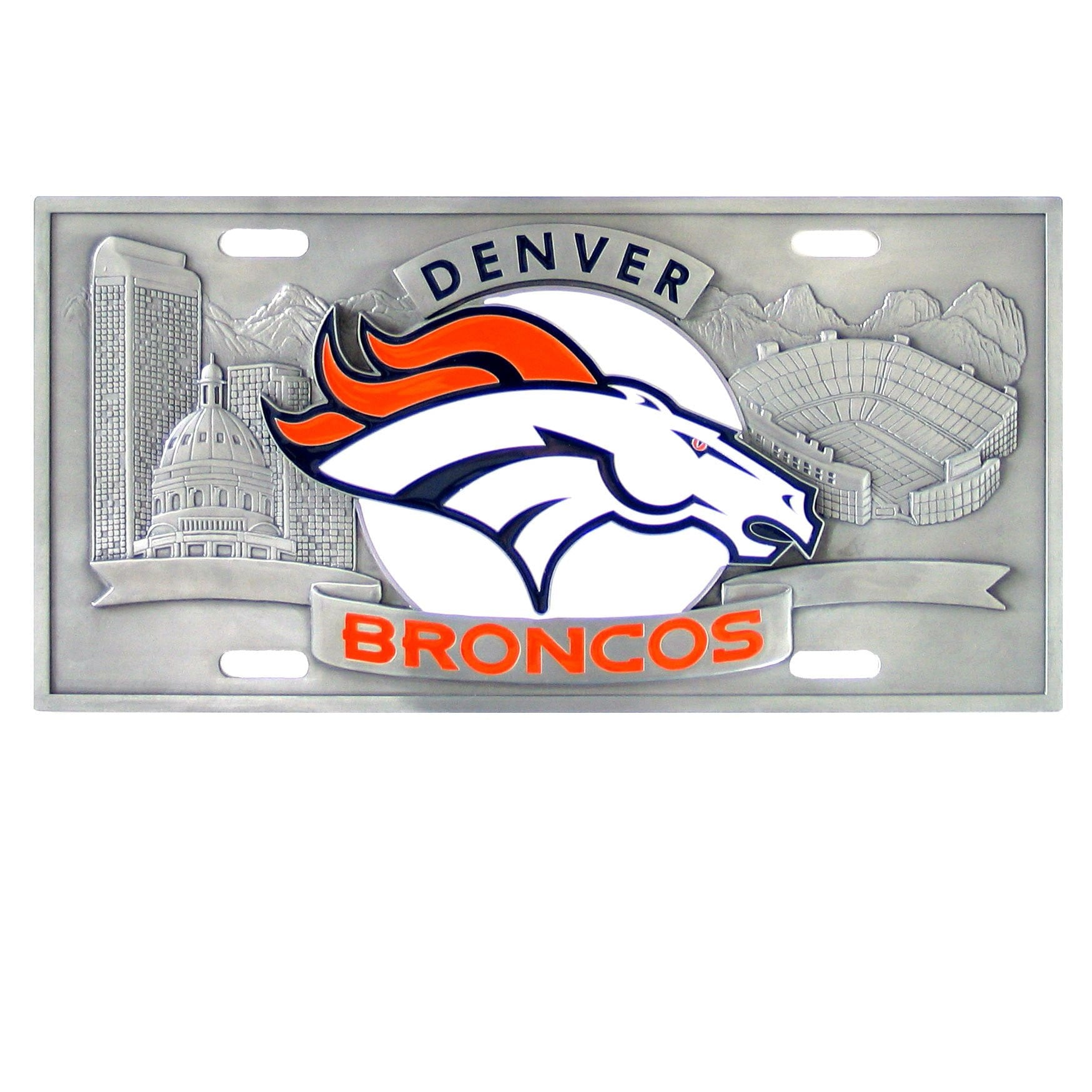 Denver Broncos Collector's License Plate