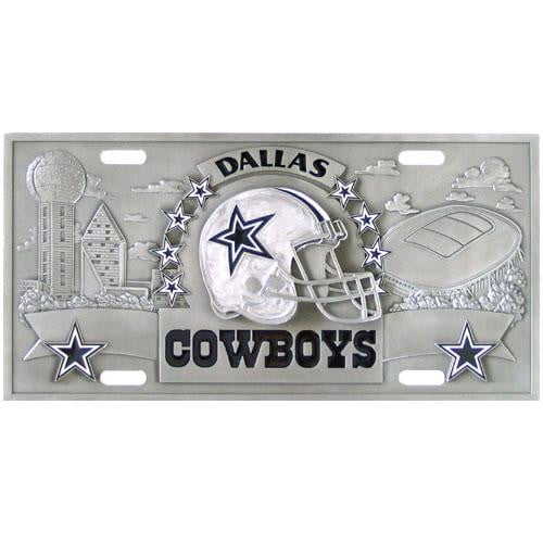Dallas Cowboys Collector's License Plate - Team Auto Mats