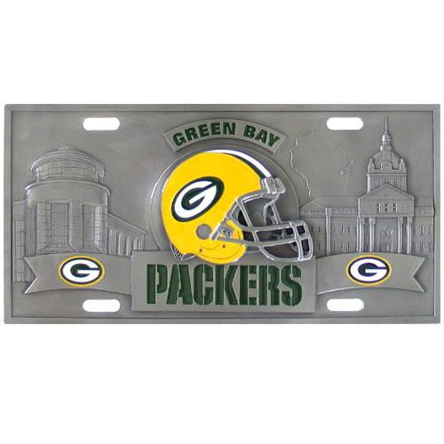 Green Bay Packers Collector's License Plate - Team Auto Mats