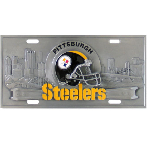 Pittsburgh Steelers Collector's License Plate - Team Auto Mats
