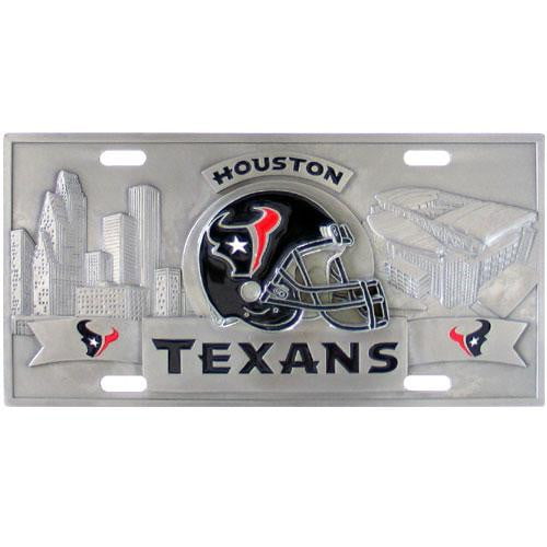 Houston Texans Collector's License Plate - Team Auto Mats