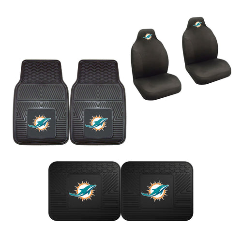 Miami Dolphins Car Accessories, Car Mats & Seat Covers - Team Auto Mats