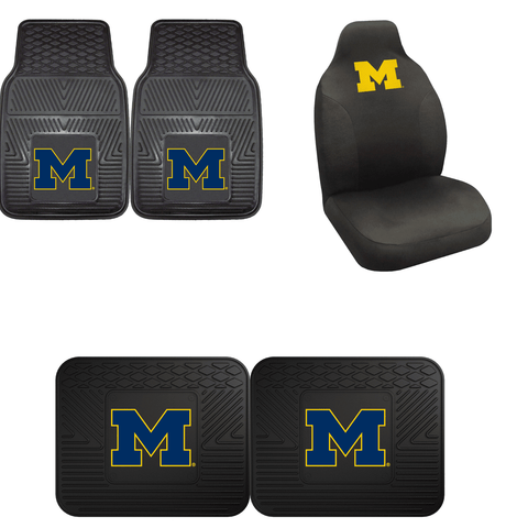 Michigan Wolverines Car Accessories, Car Mats & Seat Covers