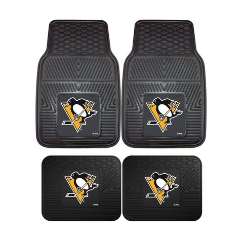 Pittsburgh Penguins NHL 4pc Car Mats