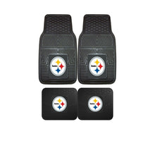 Load image into Gallery viewer, Pittsburgh Steelers NFL 4pc Car Floor Mats - Team Auto Mats
